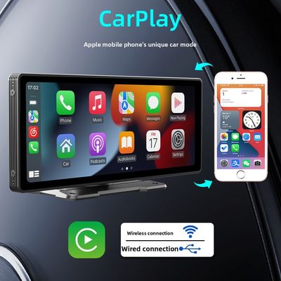 Creatall Schermo Portatile Carplay da 10,26 pollici MP5 Navigazione Retromarcia Interconnessione per Lettore Auto Wireless BT USB Cruscotto