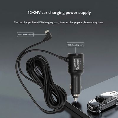 Creatall 8.1inch Portable All-in-One Car Navigation Device Wireless CarPlay Front Rear Dual Recording Dash Cam per il cruscotto