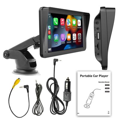 Creatall 7-Inch Portable Car Navigation Reverse Rear View Wireless per Bluetooth MP5 HD Connessione USB CarPlay transfrontaliero