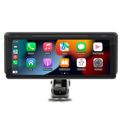 Creatall Lettore MP5 per auto portatile da 10,26 pollici per telecamera retrovisiva HD BT Trasmettitore FM Wireless CarPlay Cruscotto