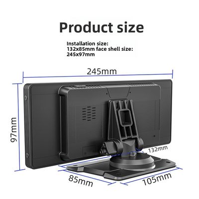 Creatall Cross-Border 10,26 pollici Grande schermo LCD Carplay Navigation Alta definizione Immagine inversa Connessione USB BT Player