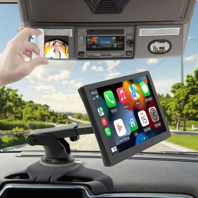Creatall Lettore MP5 Portatile ad Alta Definizione da 9 Pollici Display a Schermo Grande CarPlay Cablato/Wireless per Bluetooth Cruscotto 1 Anno
