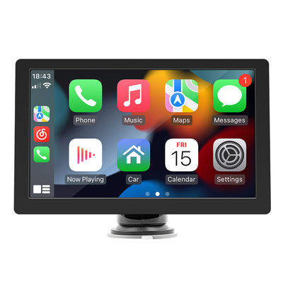 Creatall Lettore MP5 Portatile ad Alta Definizione da 9 Pollici Display a Schermo Grande CarPlay Cablato/Wireless per Bluetooth Cruscotto 1 Anno
