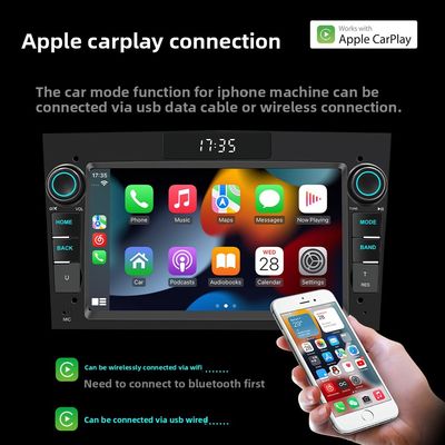 Creatall Sistema di navigazione GPS per auto Android con schermo HD da 7 pollici compatibile con Opel Smart per cruscotto CarPlay wireless BT USB