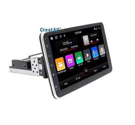 Creatall 10.1 Inch Central Control Car Android GPS Navigation Unit CarPlay per BT USB 360 gradi schermo rotante Single Head