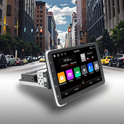 Creatall 10.1 Inch Central Control Car Android GPS Navigation Unit CarPlay per BT USB 360 gradi schermo rotante Single Head