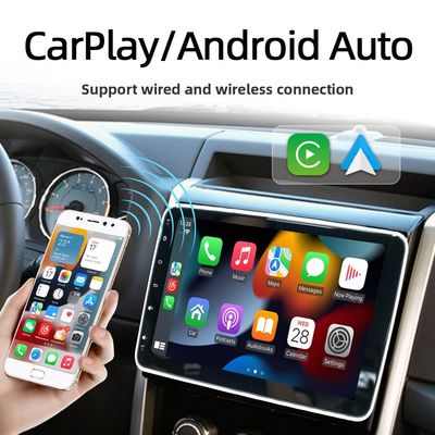 Creatall 10.1 Inch Central Control Car Android GPS Navigation Unit CarPlay per BT USB 360 gradi schermo rotante Single Head