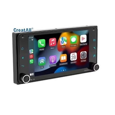 Creatall Navigatore GPS per auto Android da 7 pollici, cruscotto centrale All-In-One per auto con DVD, Wireless BT CarPlay, esclusivo per Touch