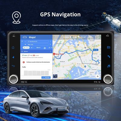 Creatall Navigatore GPS per auto Android da 7 pollici, cruscotto centrale All-In-One per auto con DVD, Wireless BT CarPlay, esclusivo per Touch