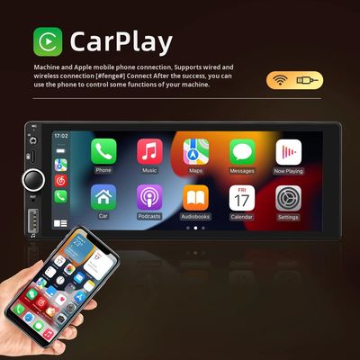 Creatall 6.86 pollici All-In-One Wireless Dashboard Carplay Smart Android GPS Navigazione HD Immagine di Retromarcia per Bluetooth