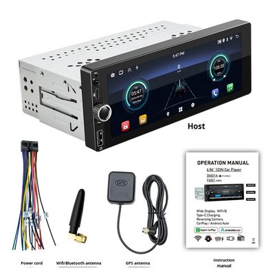 Creatall 6.86 pollici All-In-One Wireless Dashboard Carplay Smart Android GPS Navigazione HD Immagine di Retromarcia per Bluetooth