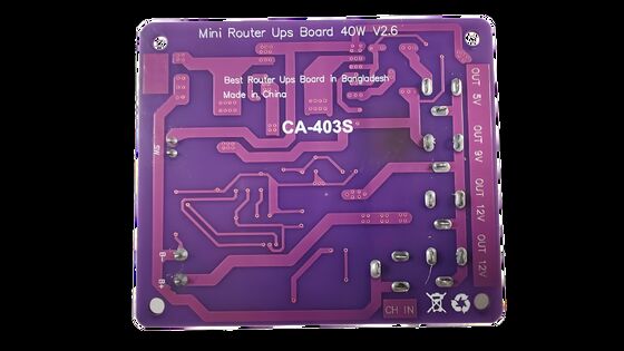 CA-403S Mini Router Supply Board ininterrottabile con 40W di uscita 11,1V di ingresso della batteria e protezione da cortocircuito
