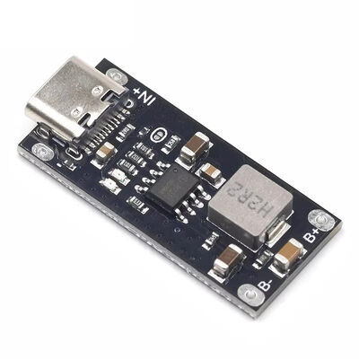 3A High Current Polymer Ternary Lithium Battery Charging Board Type-C Input Support 5V to 4.2V/4.35V with PCB Base Material