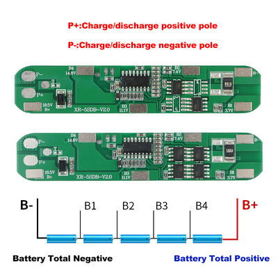 18V 5S Solar LED Lighting Lamp Power Tools with 18650 Li-ion Battery 5A 10A Protection Board BMS Balanced PCB PCBA Base Material