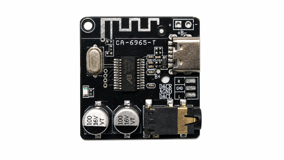 CA-6965 Bluetooth Audio Module with Type-C 5V Power Supply 90db SNR and Bluetooth 4.1/5.0 MP3 Decoder Board