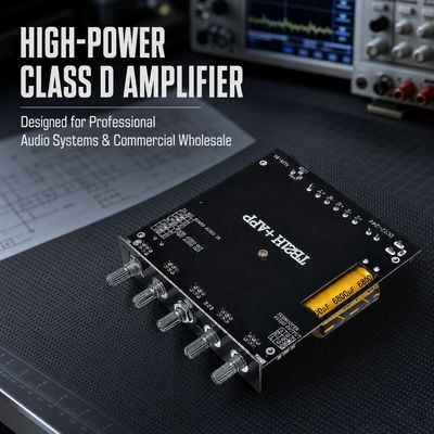 Scheda amplificatore Bluetooth TPA3116 2.1 canali 50W+50W+100W Modulo amplificatore audio con controllo APP