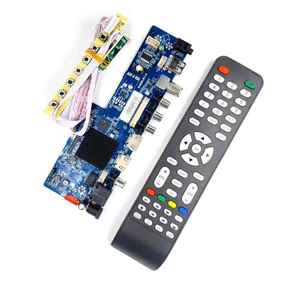 Tavola di circuito universale a 32 pollici 1 + 8G Smart LED TV Tavola madre basata su PCB con tensione 12V