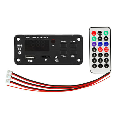 Modulo di amplificatore audio per auto Bluetooth 5.0 da 50 W con radio USB TF FM e canali 5.0