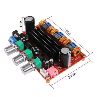 TPA3116D2 Modulo audio 2.1 Canale Amplificatore di potenza di classe D Con 200W di potenza di uscita e DC12-24V di larga tensione