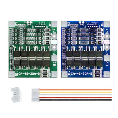 Scheda di protezione batteria BMS al litio 18650 CA-4S-30A-B Scheda Bms 30A 14,8 V 12,8 V 4 s