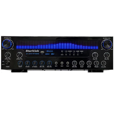 AV-8000SW Premium Edition 2200W Amplificatore Professionale Ultra-High Power 7.1 Canali per Home Theater con Esclusivo Wireless BT