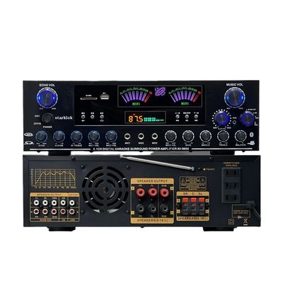 Ricevitore audio domestico AV-9898 Cannon Amplificatore domestico 5.1 CH 500W*2+200W Surround+300W Subwoofer Metallo resistente Passivo indipendente